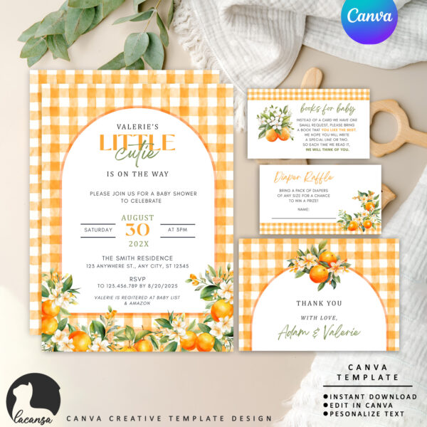 Orange Blossom Baby Shower preview1