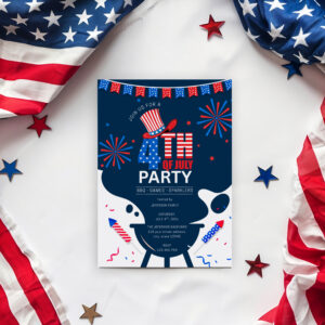 Printable 4th of July Party Invitation