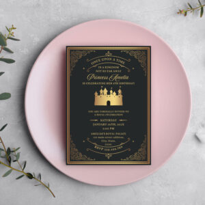 Printable Story Book Fairytale Birthday Invitation