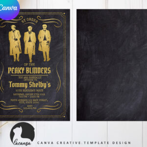 Printable Peaky Blinders Gold 2