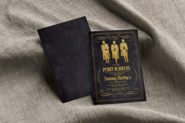 Printable Peaky Blinders Gold