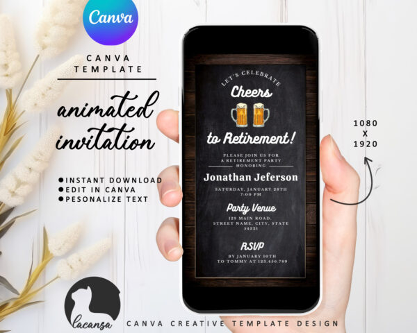 retirement party invitation preview